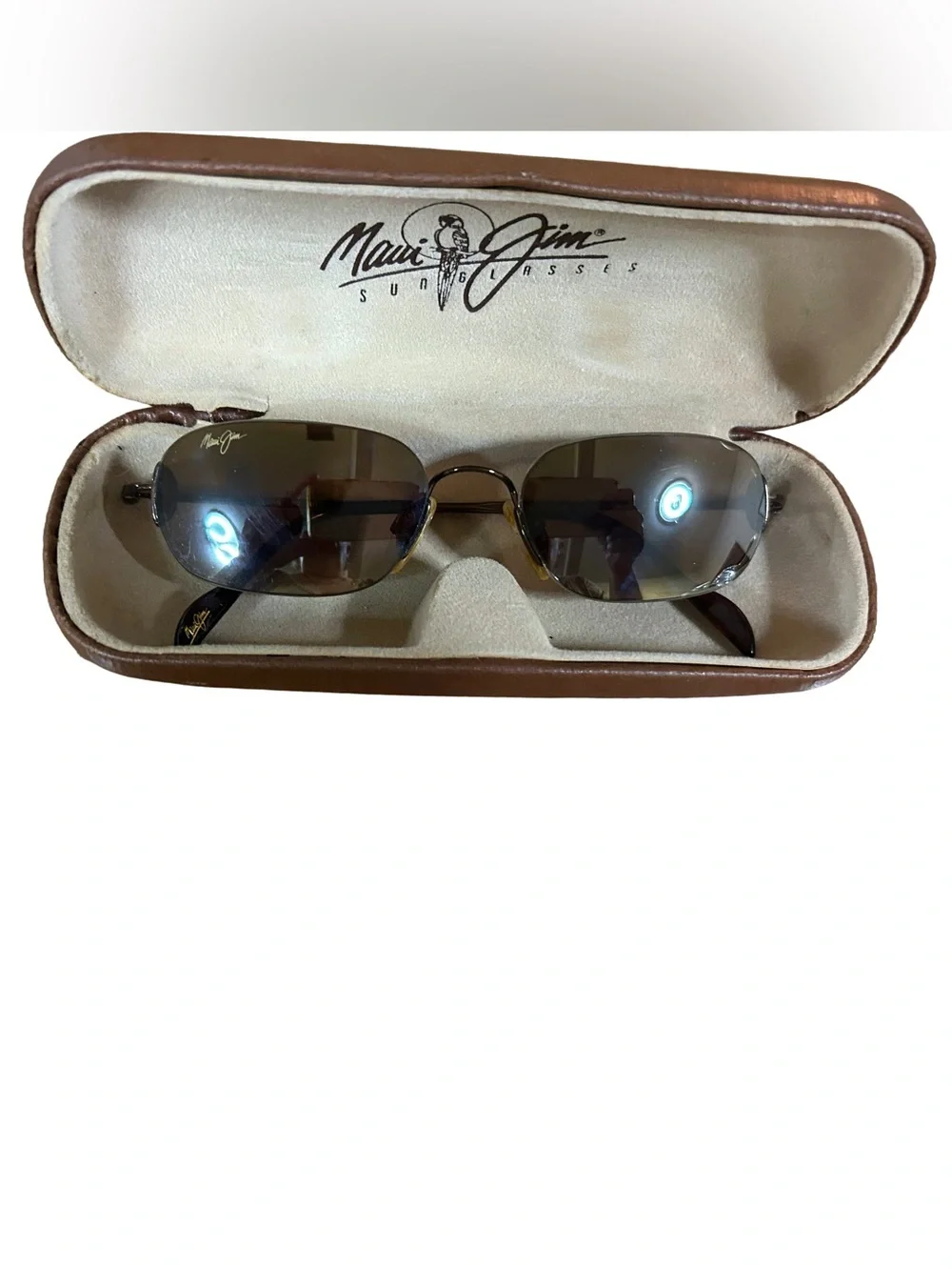Vintage 1999 Maui Jim Molokini MJ 304 23 Flexon Titanium Sunglasses